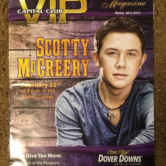 Country, American Idol, North Carolina Other - Scotty McCreery On Cover of Dover Downs Hotel & Casino Magazine